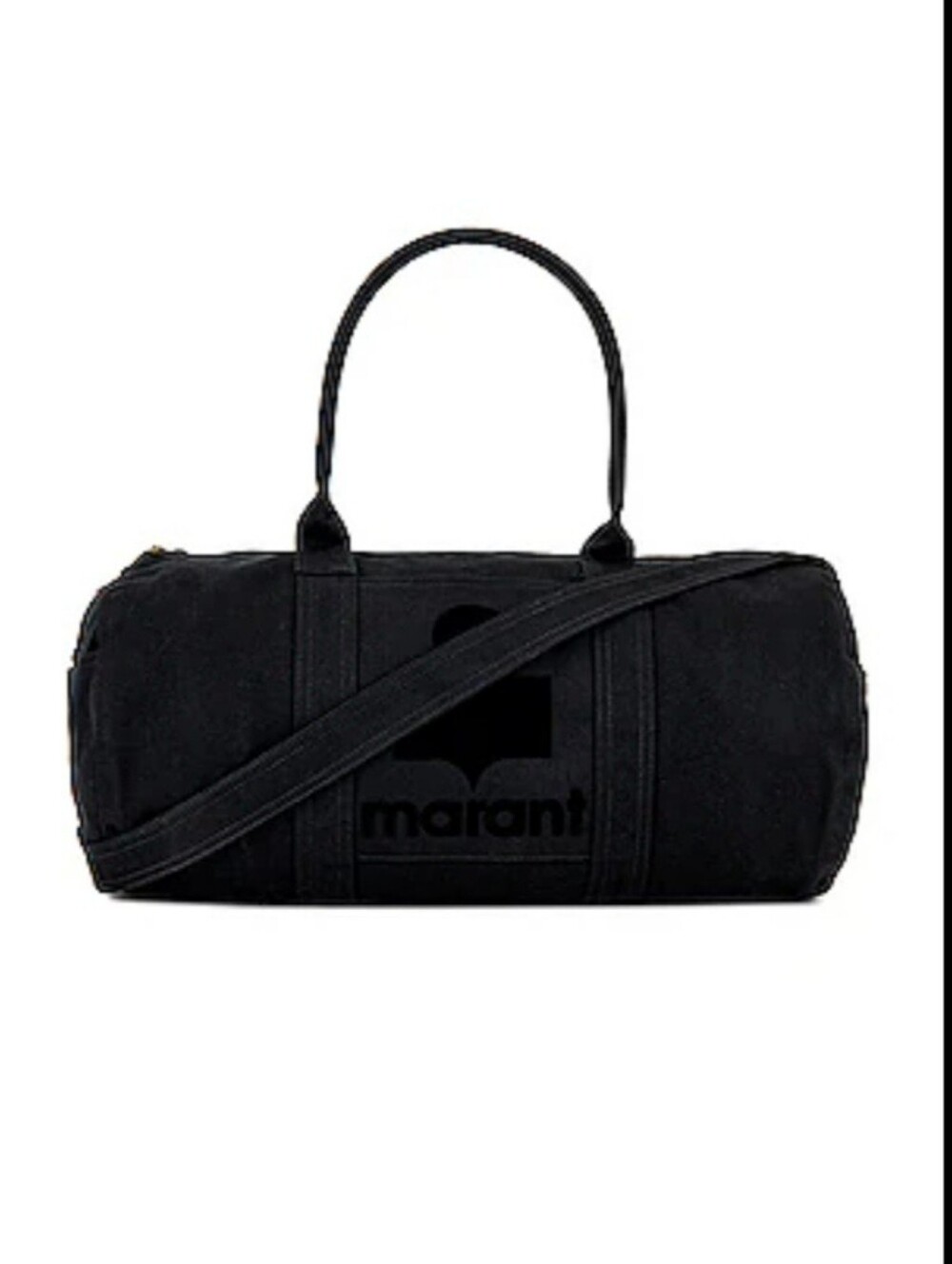 Isabel Marant Black Canvas Logo Tote